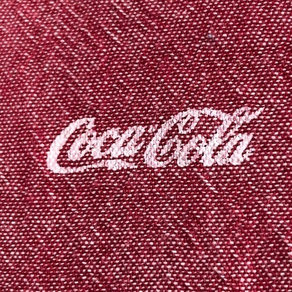 Retro COCA-COLA Short Sleeve Shirt Men's size S Red & White Coke Bottles - Picture 8 of 10